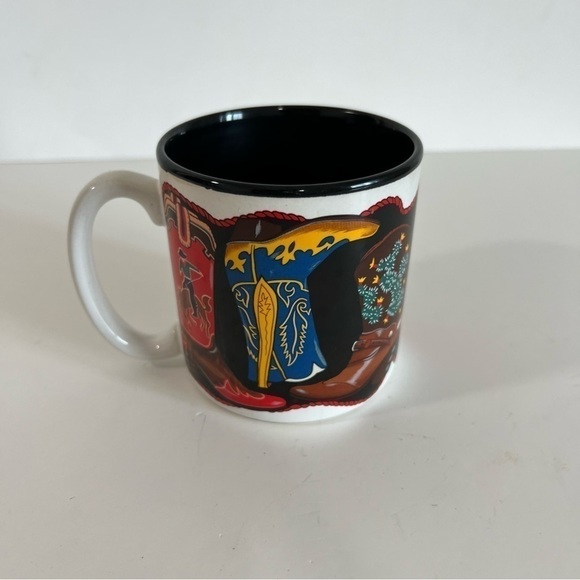Vintage Cowboy Boots Western Mug - Picture 2 of 5
